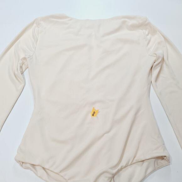 Camila Coelho Reyes Bodysuit in Beige Small - Picture 15 of 15